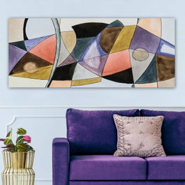 Wallity Lienzo Decorativo Multicolor 50 x 120 cm